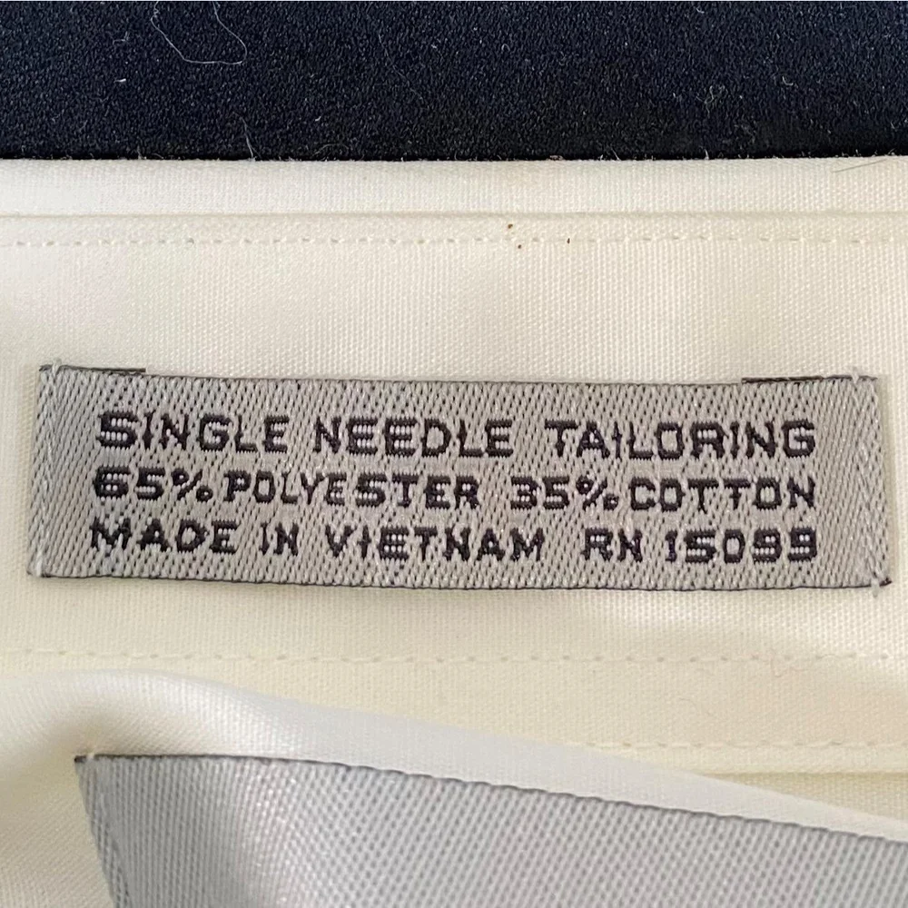 David Taylor Men's 16.5 Button Up‎ Long Sleeve Shirt Single Needle Tailoring - Picture 7 of 8
